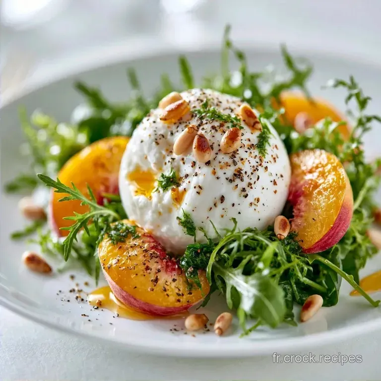 Assiette Fra&icirc;cheur D &eacute;t&eacute; &agrave; la Burrata