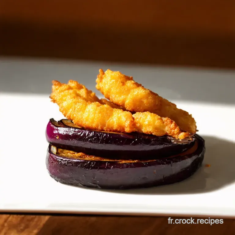 Aubergines Rondes en Tempura Vegan un Croquant Estival