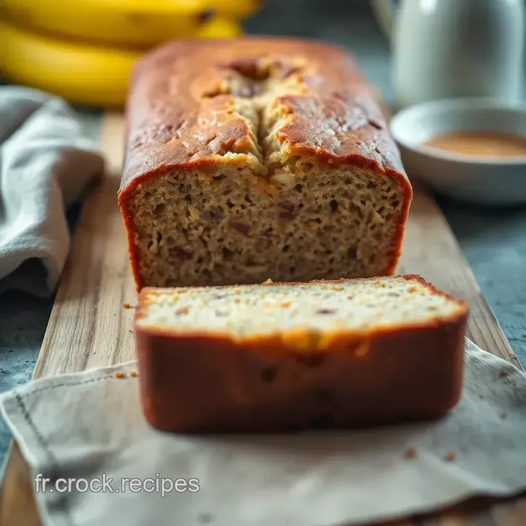 Banana Bread Mon Amour: Le G&acirc;teau R&eacute;confortant Ultime presentation