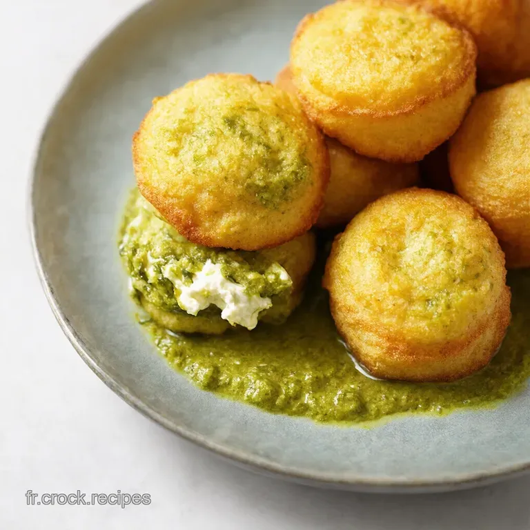 Beignets de Fleurs de Courgette Farce RicottaCitron Pesto Minute