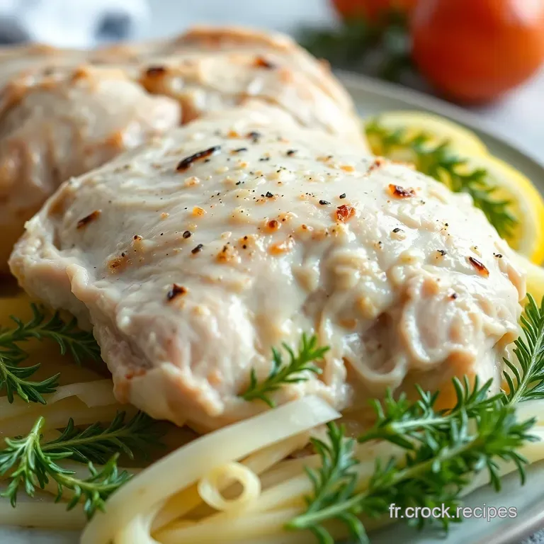 Blanc De Poulet Fa&ccedil;on Proven&ccedil;ale presentation