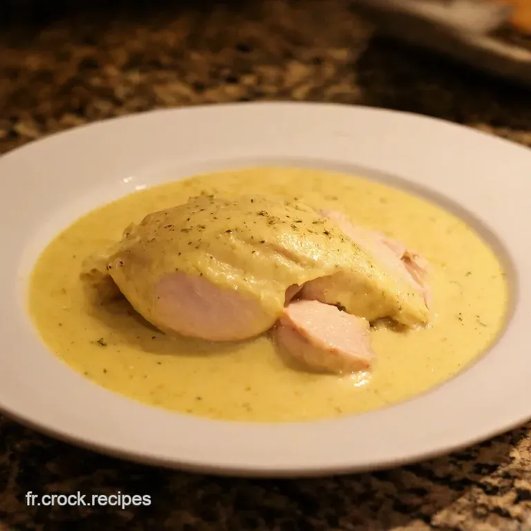 Blanc De Poulet Sauce Boursin Exquis Et Facile presentation