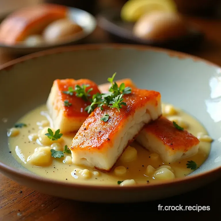 Blanquette De Poissons Exotique Au Lait De Coco Et Curry presentation