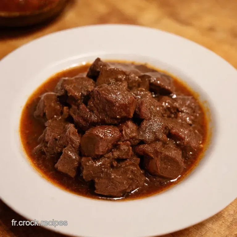 Boeuf Bourguignon Authentique presentation