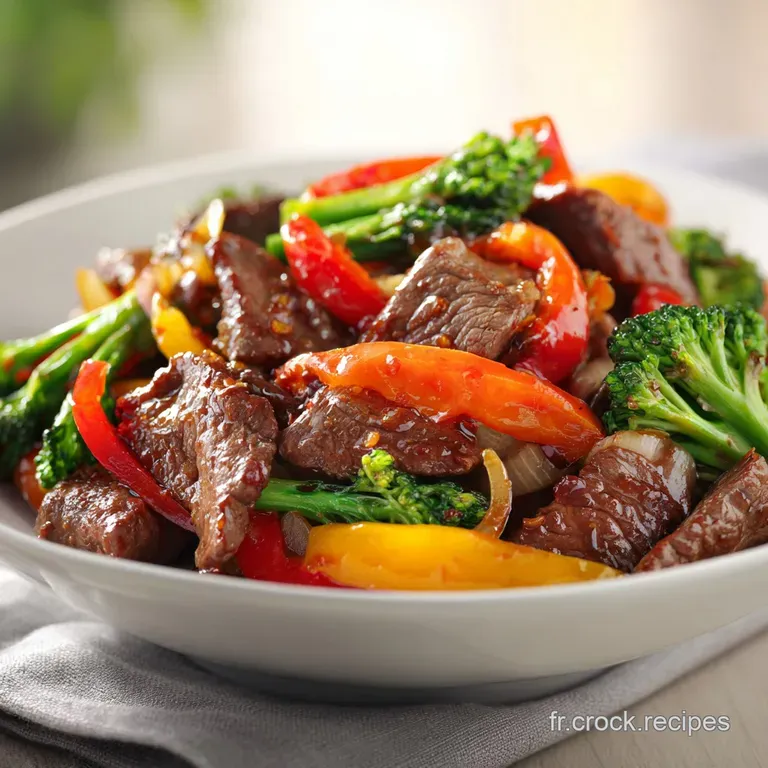 B&oelig;uf Saut&eacute; aux L&eacute;gumes : Recette Express