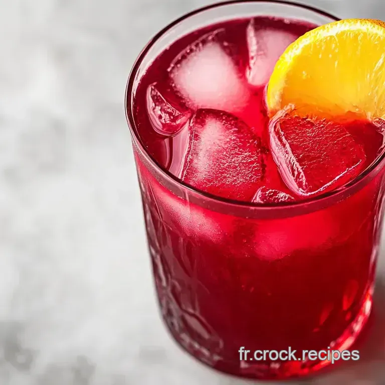 Bordeaux Sunset: A Ruby Red Wine Punch