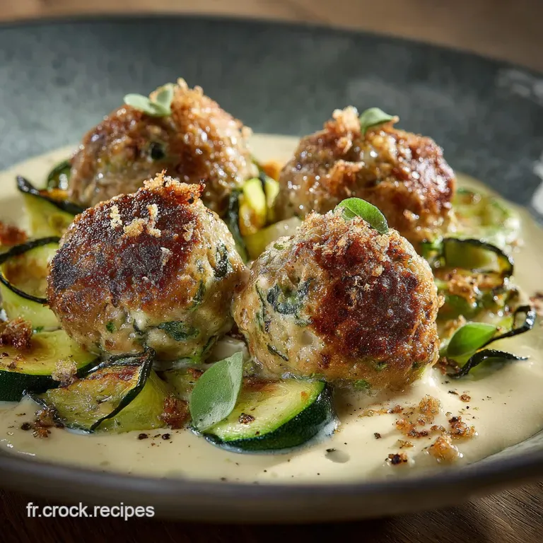Les Boulettes L&eacute;g&egrave;res Courgette Flocons Davoine Et Laccent Du Sud presentation