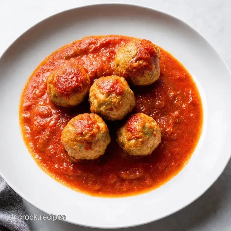 Boulettes de Viande &agrave; la Sauce Tomate Un Air de Provence