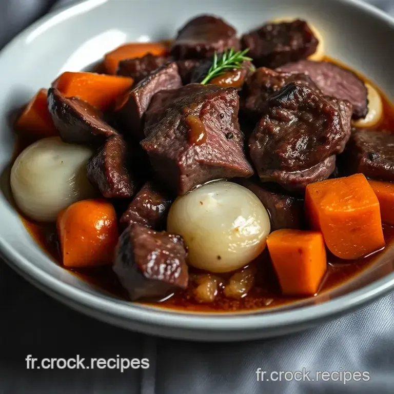 Brasato Al Barolo: Boeuf Brais&eacute; Piemontais presentation