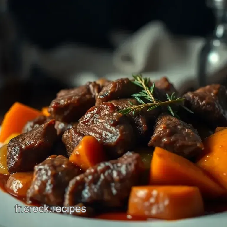 Brasato al Barolo: Boeuf Brais&eacute; Piemontais