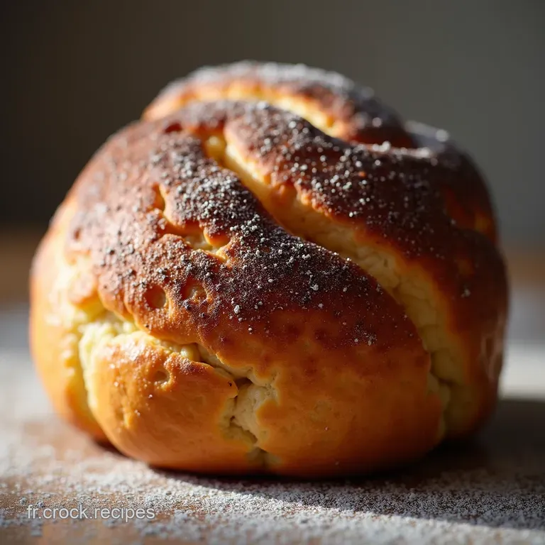 La Brioche Moelleuse au Chocolat Noir et Pralin&eacute; Croustillant