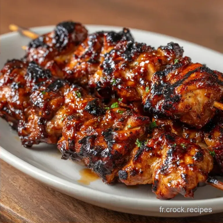 Brochettes Poulet Yakitori Express: Fondantes