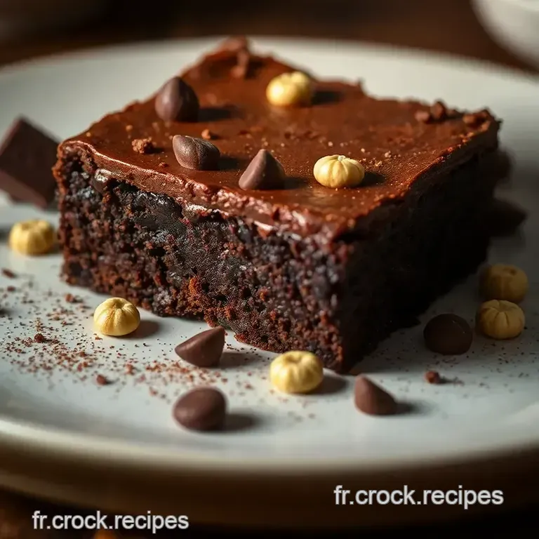 Brownie Duba&iuml; Enchant&eacute; : Pistache Kada&iuml;f Croustillant Et Chocolat Fondant presentation