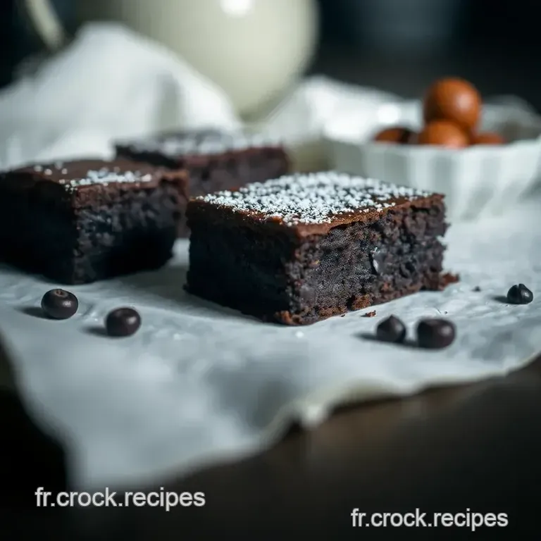 Brownies Chocolat Intense presentation