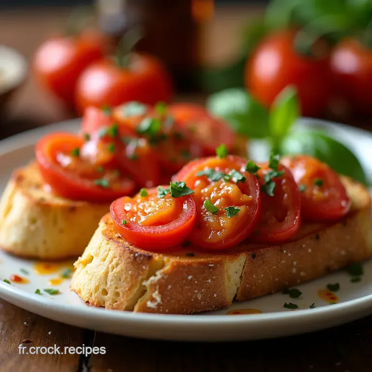 Bruschetta Allitaliana Un Avantgo&ucirc;t De Toscane presentation