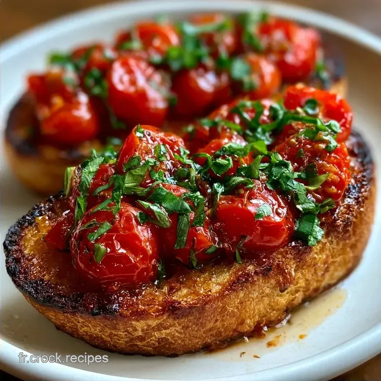 Bruschetta Tomate Basilic Express
