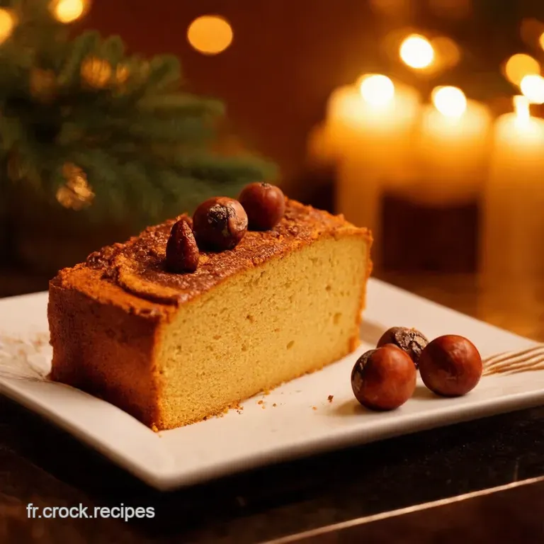 B&ucirc;che Glac&eacute;e Aux Marrons Un No&euml;l Gourmand presentation