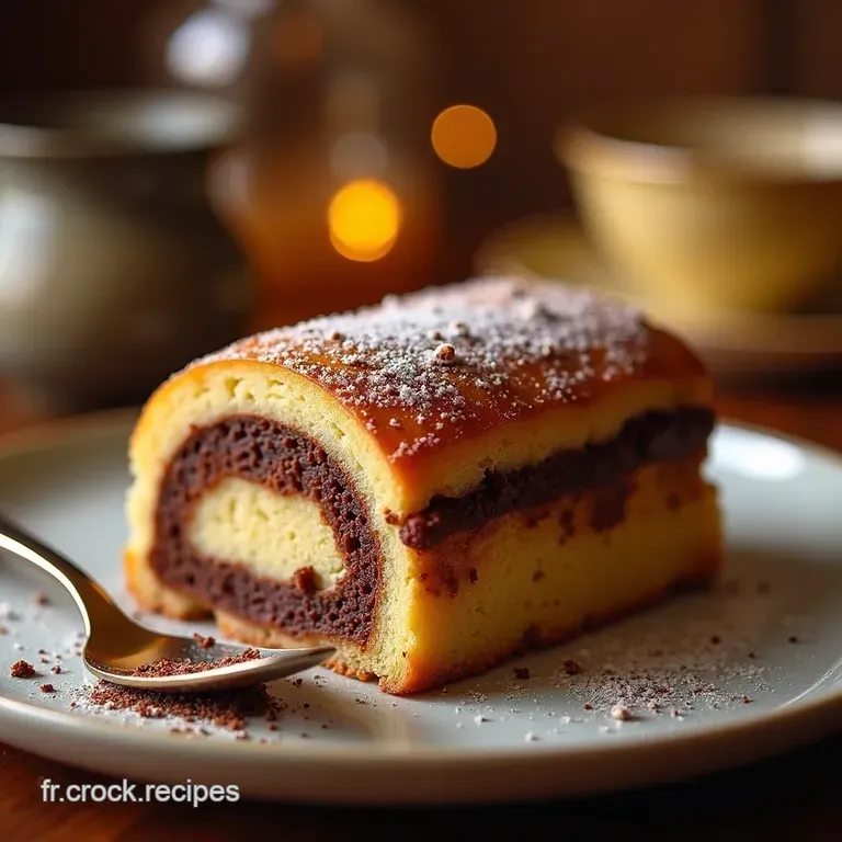 Le Classique Infaillible B&ucirc;che Roul&eacute;e Au Chocolat Moelleux Et Intense presentation