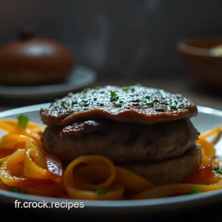 Burger de Poulet Gourmet avec Sauce au Yaourt et Herbes Fra&icirc;ches