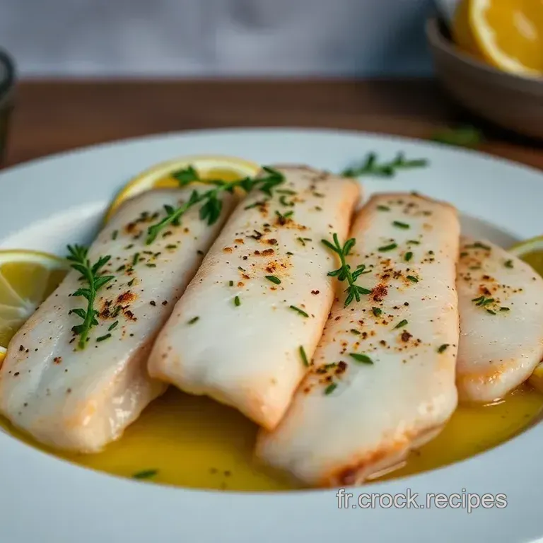 Cabillaud au Citron et Herbes Fra&icirc;ches