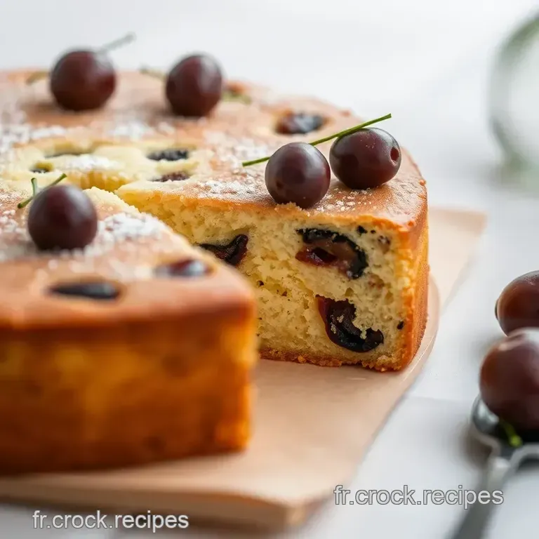 Cake Aux Olives: Un Go&ucirc;t De Provence presentation