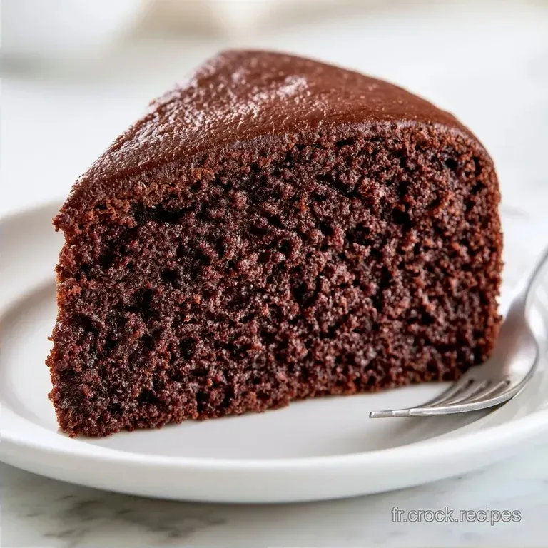 Cake Chocolat Courgette Fondant: Recette Saine