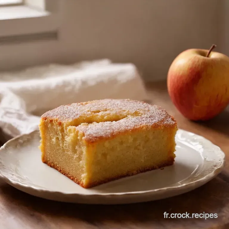 Cake Moelleux Aux Pommes La Recette Facile De Zy Cuisine presentation