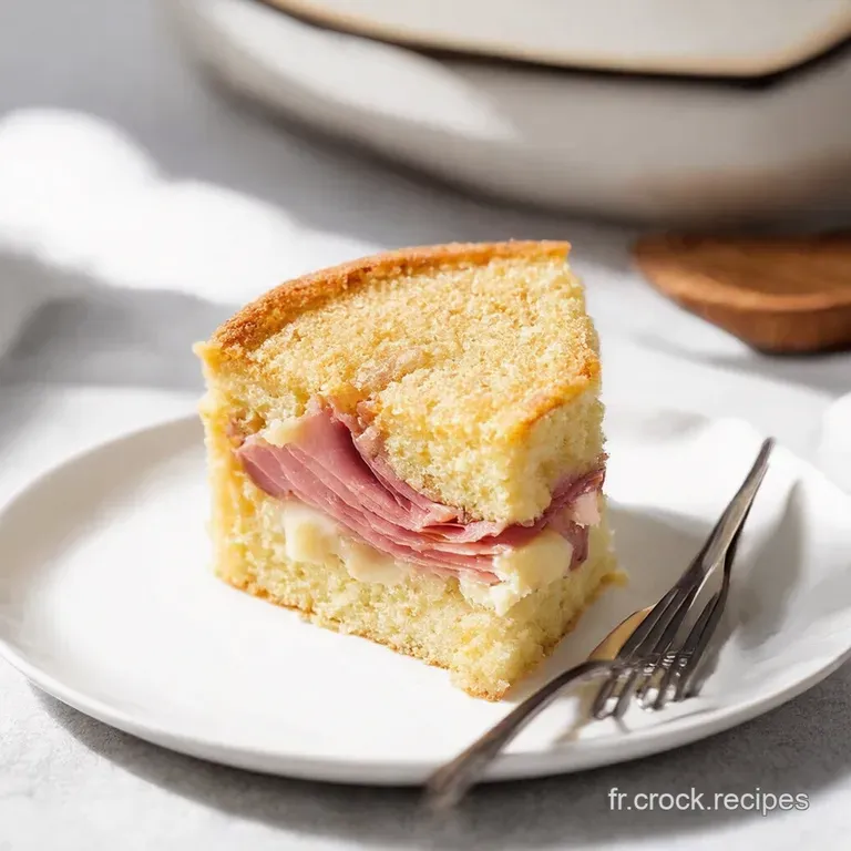 Cake Sal&eacute; au Jambon et Boursin Le Moelleux Ultime