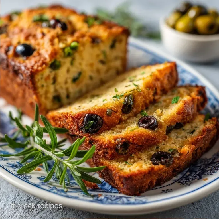 Cake Sal&eacute; Olive Rapide: Ultra-Moelleux
