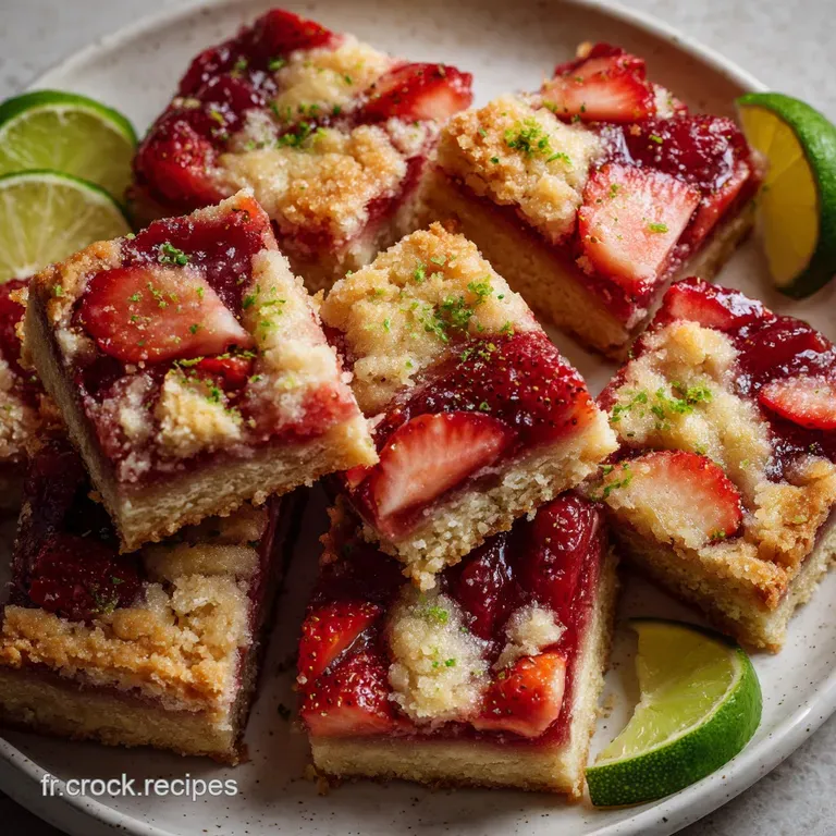 Carr&eacute;s Aux Fraises Sabl&eacute;s : Le Croustillant D&eacute;t&eacute; Facile presentation