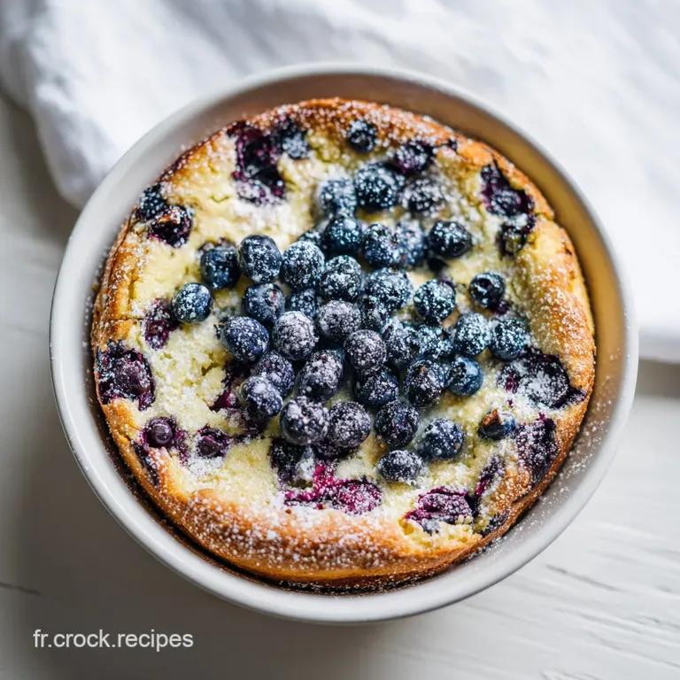 Casserole de Cr&ecirc;pes aux Myrtilles et Babeurre