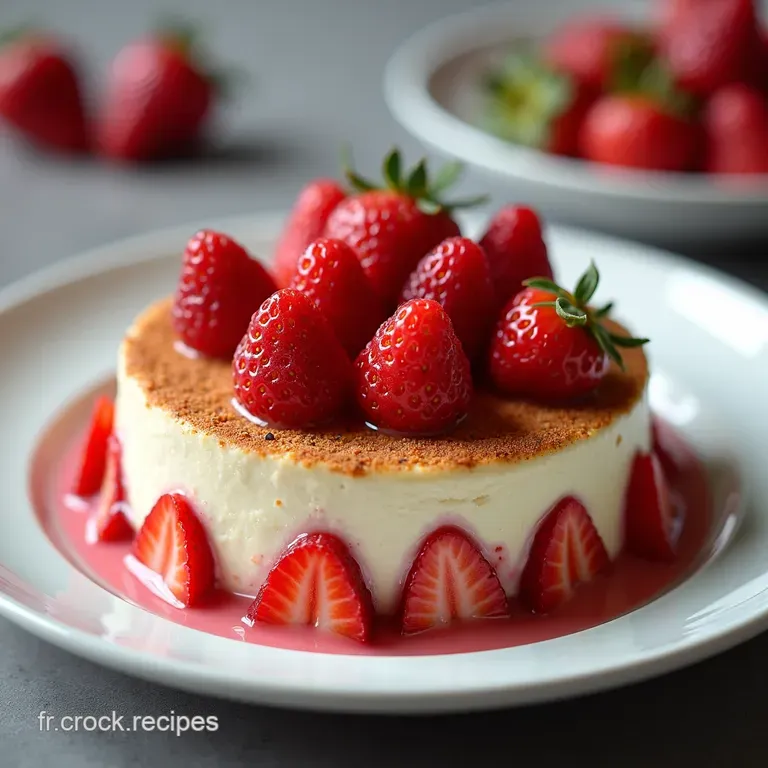 Charlotte aux Fraises Express Sans Cuisson