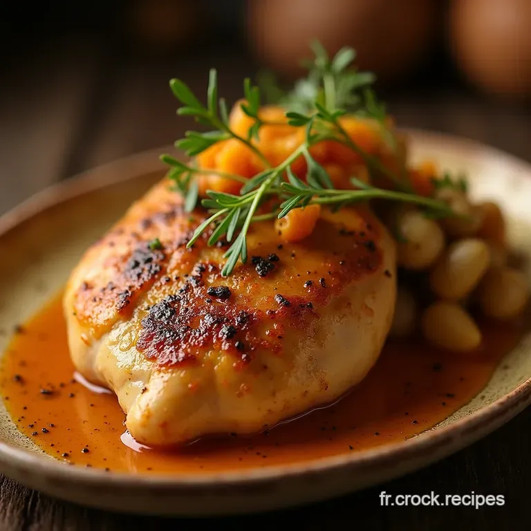 Chausson Gourmand Dautomne Poulet R&ocirc;ti Courge Butternut &Eacute;pic&eacute;e Et Noix Croquantes presentation