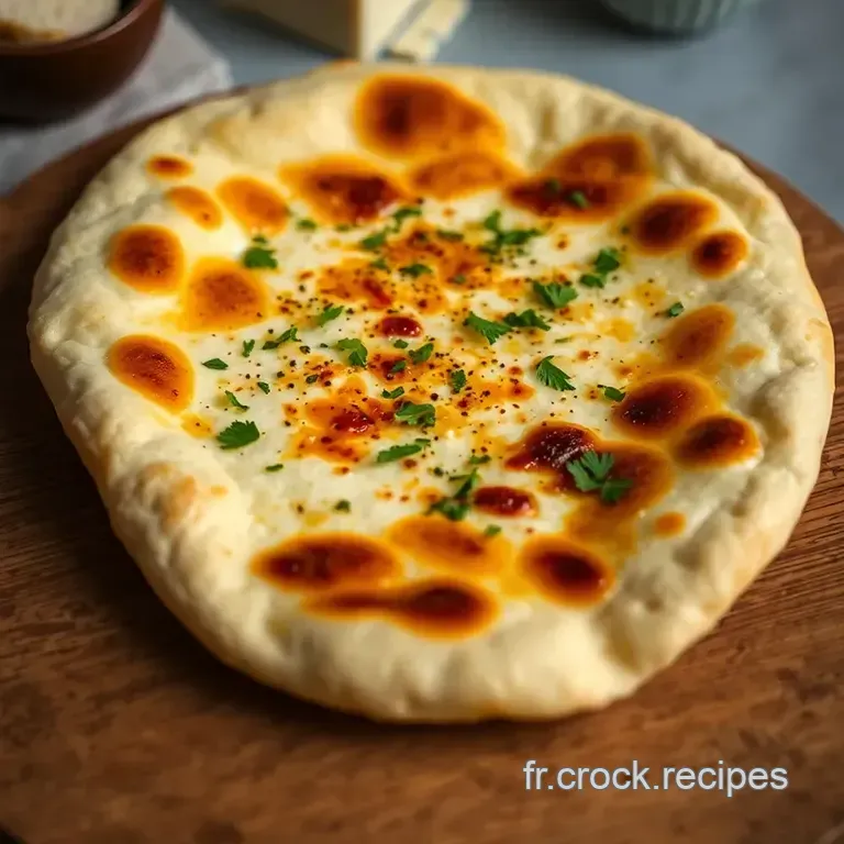 Cheese Naan &Agrave; La Vache Qui Rit presentation