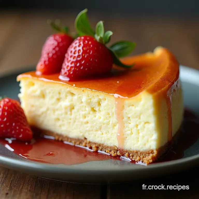 Cheesecake NewYorkais Le Classique Ind&eacute;modable