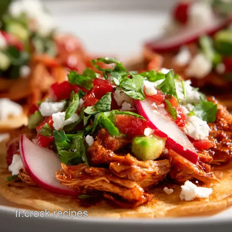 Chicken Tinga Tostadas: Fiesta in Every Bite!