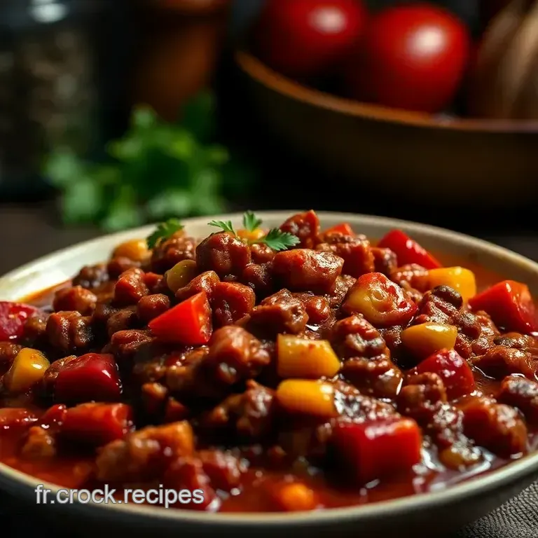 Chili Con Carne Authentique &ndash; Un Plat Riche et R&eacute;confortant