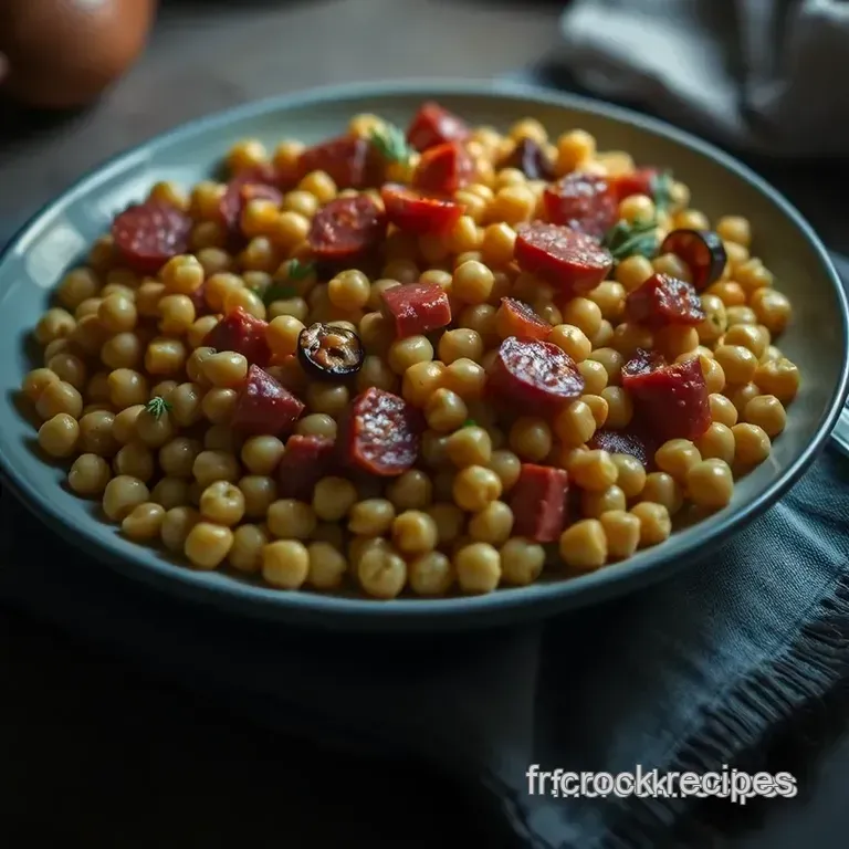 Chorizo Et Pois Chiches &Agrave; La Proven&ccedil;ale presentation