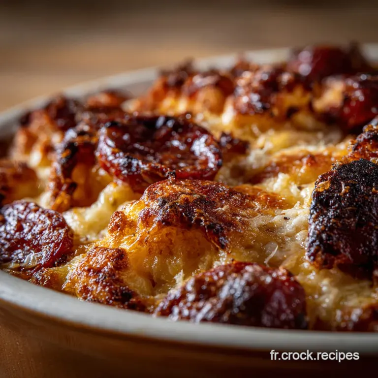 Choufleur Croustillant Au Chorizo Et Parmesan : Le Secret Du Croustillant Au Four presentation