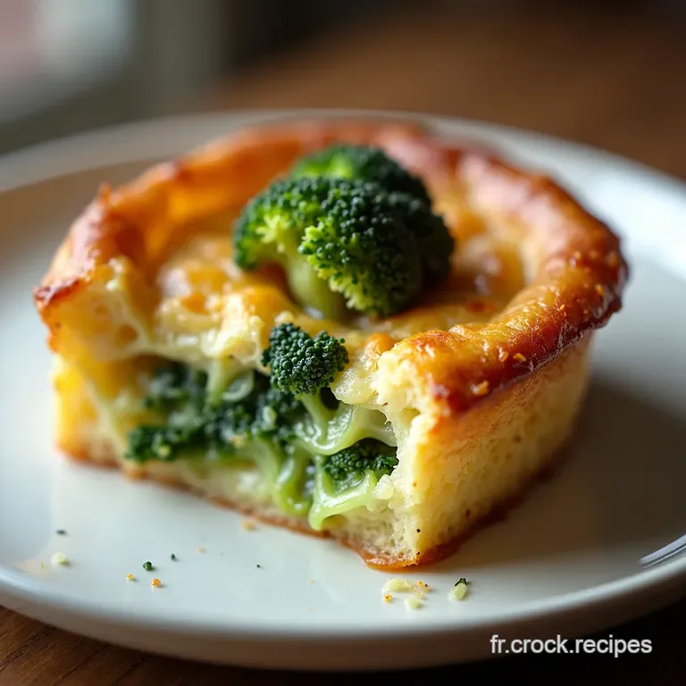 Clafoutis au Brocoli et au Jambon