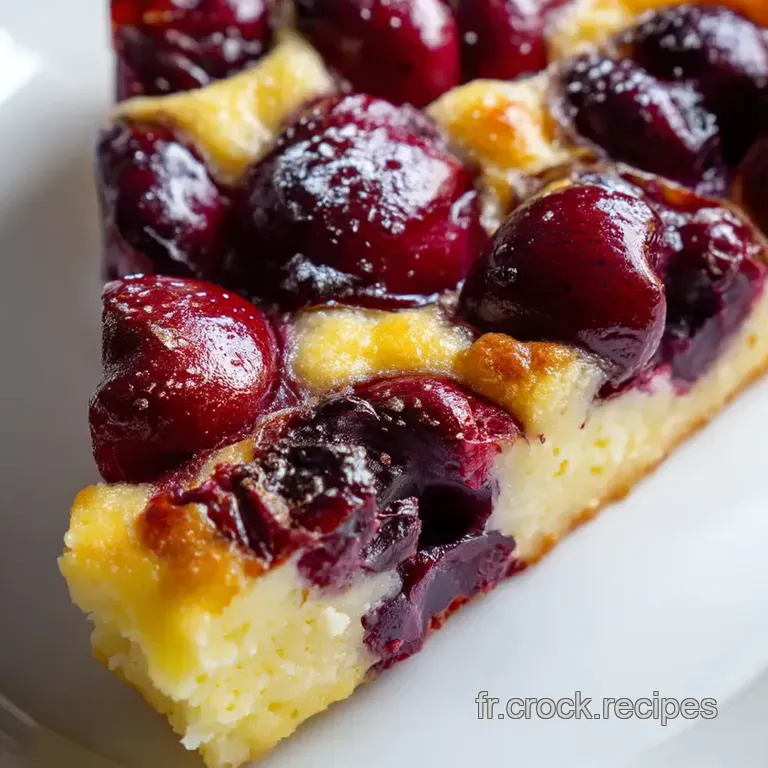 Clafoutis Aux Cerises: Un Classique Irr&eacute;sistible presentation
