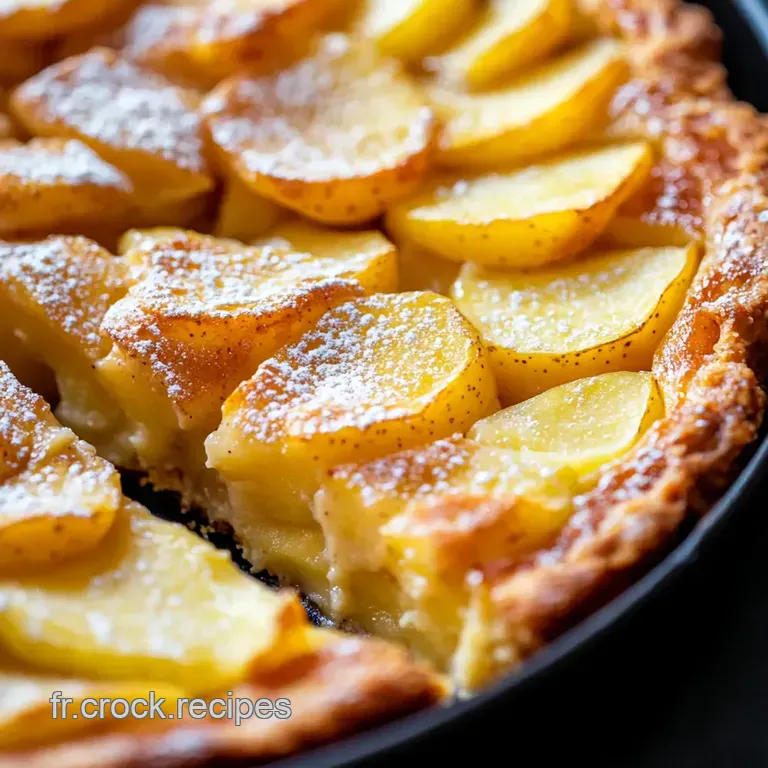 Clafoutis Aux Pommes presentation