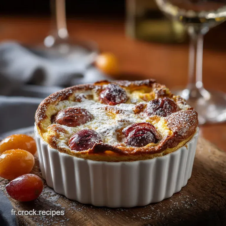 Clafoutis L&eacute;ger Aux Mirabelles La Version Poids Plume Du Dessert D&eacute;t&eacute; presentation