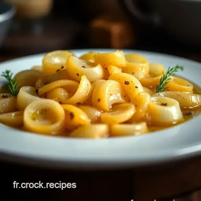 Confit D oignon &ndash; La Touche Fran&ccedil;aise &Eacute;ternelle presentation