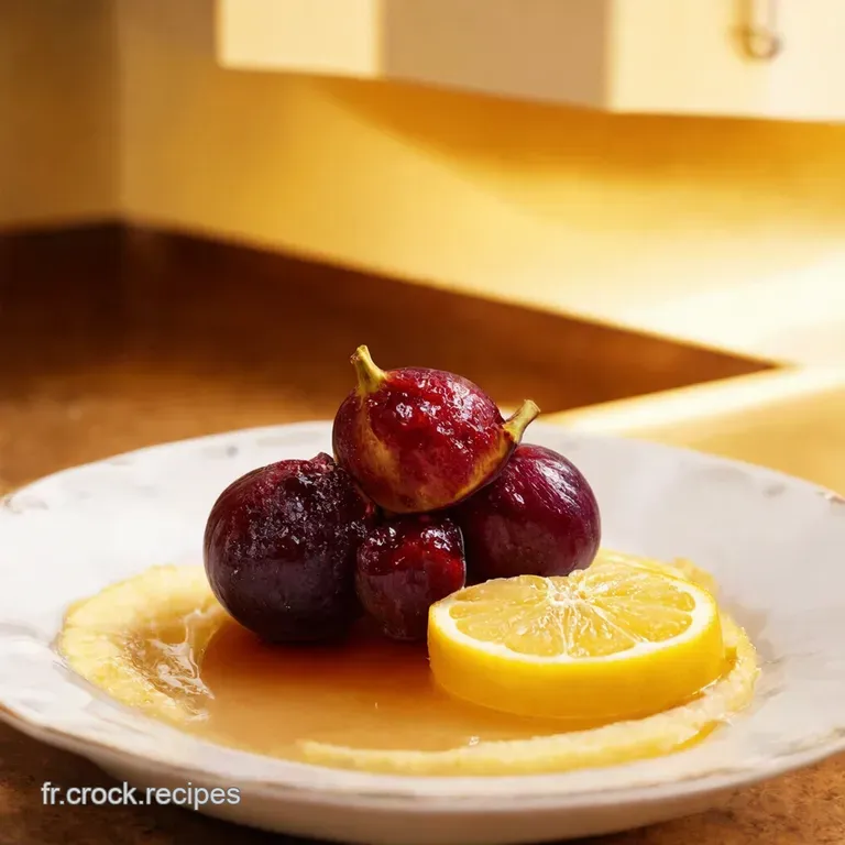 Confiture De Figues Au Zeste De Citron presentation