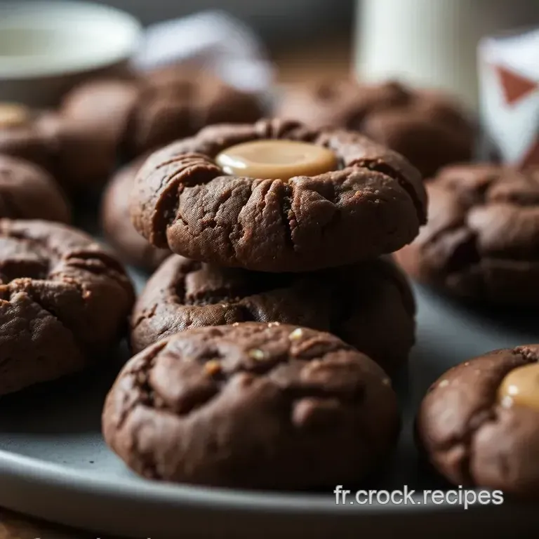 Cookies Choco-Caramel Gourmands presentation