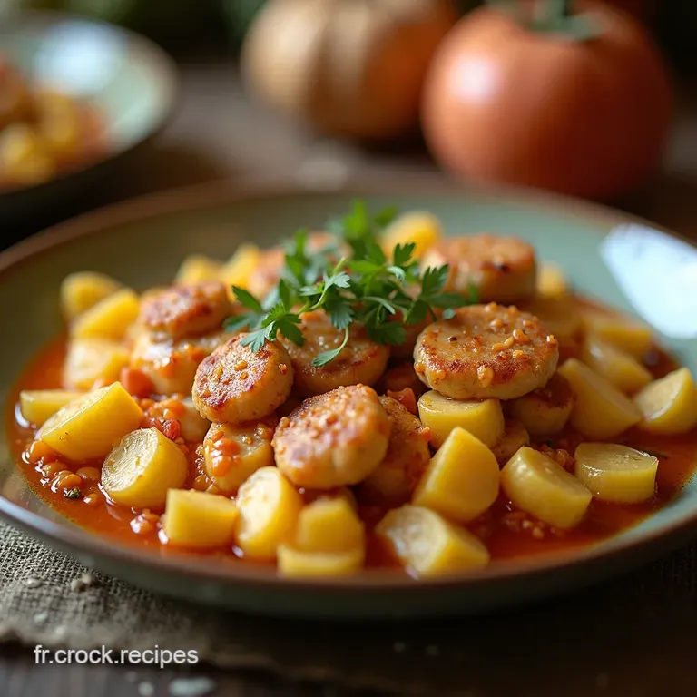 Coquilles Gratin&eacute;es Au B&oelig;uf Sauce Onctueuse presentation
