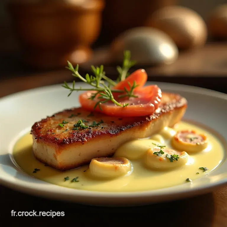 Le Cordon Bleu Savoyard Escalope Pan&eacute;e Fondante Au Beaufort Aop Et Bacon Croquant presentation