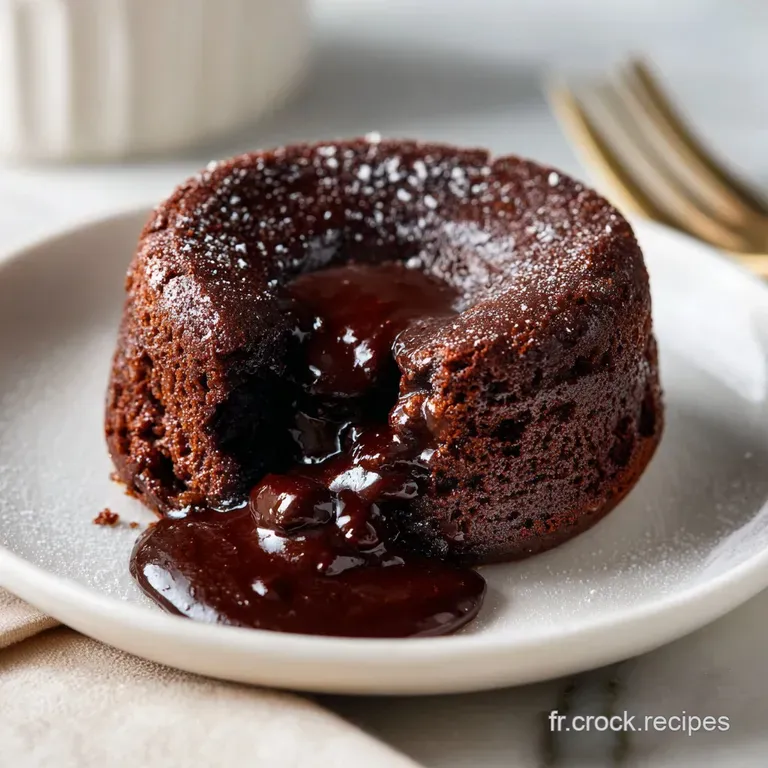 Coulant au Chocolat Recette : Coeur Liquide Inratable