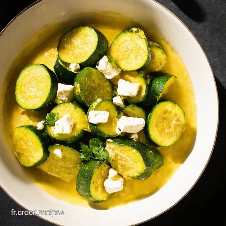 Courgettes au Four &agrave; la Feta Le Plat Soleil Facile